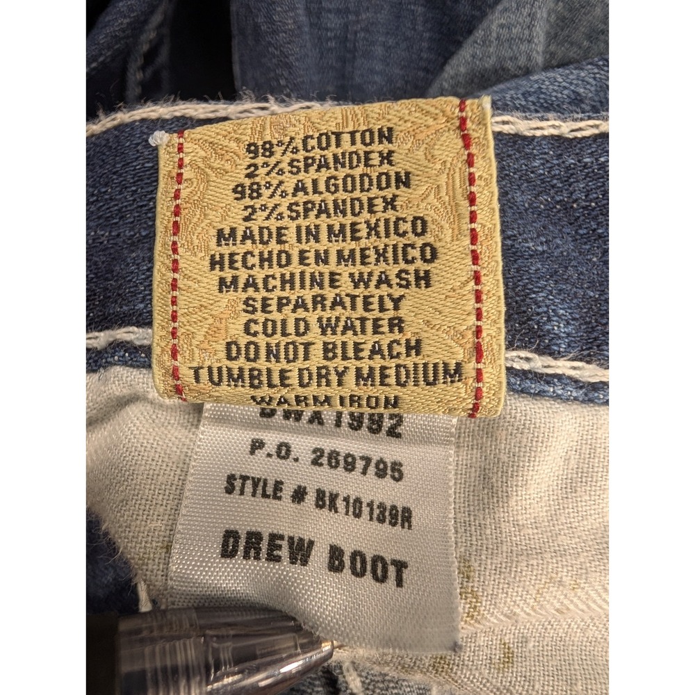 BKE Drew Boot Jeans Womens 36x31.5 Medium Wash Stretch Bootcut BK10139R - Picture 6 of 9